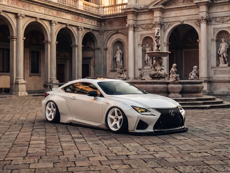 Lexus RC F on Vossen GEN-01 wheels